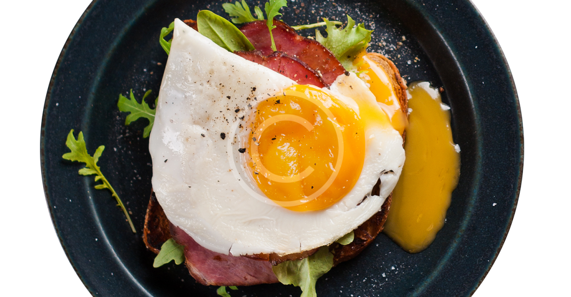 Beef hash and eggs