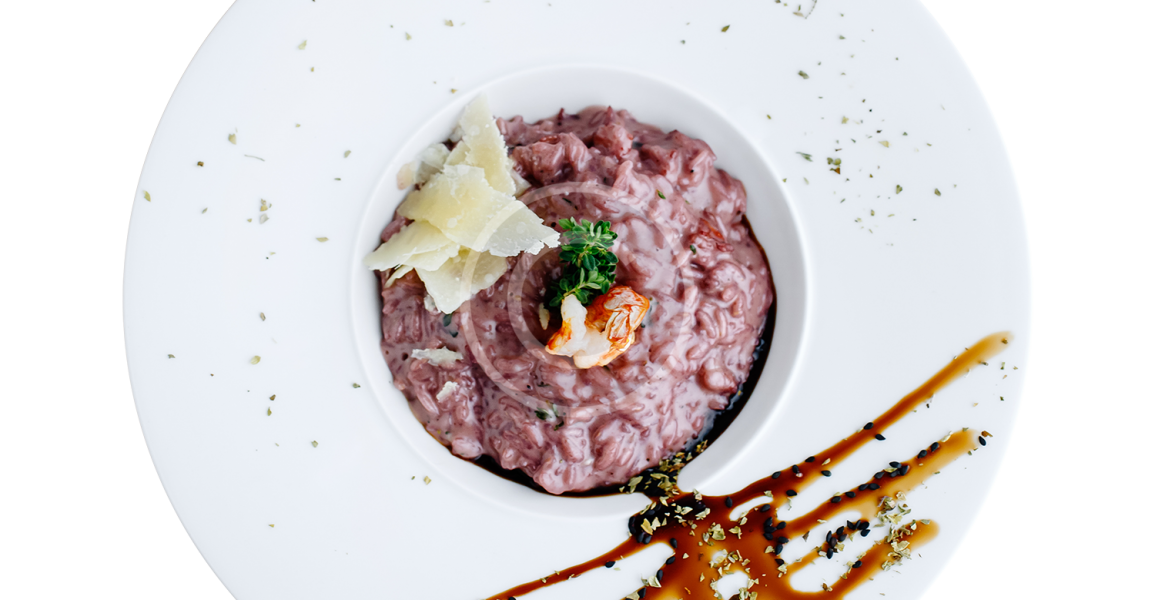 Risotto with prawns